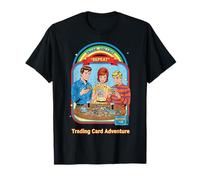 Trade Collect Repeat Trading Card Adventure Booster Fun Maglietta