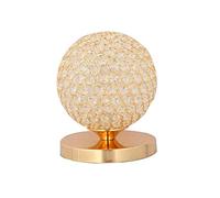 TRADE® d'oro K9 cristallo Desktop Luce Sfera Decorazione Lampada da comodino e Cromo base Moderno Luci di lettura Luce notturna camera da letto Soggiorno Sala da pranzo