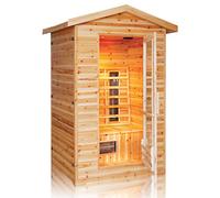 Trade-Line-Partner Cabina a infrarossi/cabina termica/sauna - ECK ! 3 persone per esterni