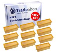 Trade-Shop - 10 filtri a pieghe piatte, compatibili con aspirapolvere, robot aspirapolvere multiuso Kärcher SE 5.100, SE 6.100 plus