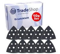 Trade-Shop - 10 pezzi di ricambio chiusura a strappo autoadesivo, 93 x 93 x 93 mm, compatibile con Bosch PDA 180 E, compatibile con Parkside PDS 290 C3, PDS 290 B2, PDS 290 A1