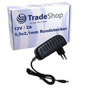 Trade-Shop 12 V 2 A Alimentatore di rete/caricatore/caricatore compatibile con Brother P-Touch D400 D400VP D450 D450VP D600 D600VP E300 E300VP E500