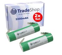 Trade-Shop - 2 batterie agli ioni di litio 3,6 V/2200 mAh, compatibili con Black & Decker KC460 KC460LN KC360LN PP360LN-QW AS36LN KC460LN-QW BDCS36G GSL200