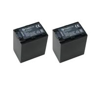 Trade-Shop - 2 batterie agli ioni di litio, 3600 mAh, sostituisce Sony NP-FH70 NP-FH100 NP-FP-30 NP-FP-50 NP-FP-51 NP-FP-60 NP-FP-61 NP-FP-70 NP-FP-71 FP-90 NP-FP-91 NP-FH-30