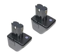 Trade-Shop, 2 batterie Ni-Mh, 12 V/2200 mAh, 26,4 Wh, sostituisce 70291510061 per Gesipa Powerbird, Accubird, Firebird, Punch Bird CPT12/2 EHD, Lematec 12, Würth 7256020, 7251017, 70291510, 0702915