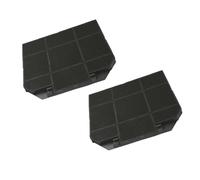 Trade-Shop - 2 filtri ai carboni attivi compatibili con AEG AWH9475BM X69454MD10 X79263MK10 X76263MK10 X78264MG10 X89264MI10 X86264MG1 X67453MD10 X6453MD10 10