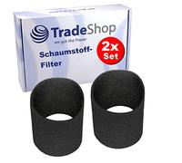 Trade-Shop - 2 filtri in schiuma/aspirapolvere compatibili con Lavor Lavorwash aspirapolvere Pondy, Praktiker PJ1000 PJ1100 PJ4000 PJ4500 PJ500 PJ700