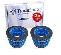 Trade-Shop - 2 filtri rotondi di ricambio compatibili con Philips HU3918 HU3916 HU3915 HU2718 HU2716 umidificatore sostituisce FY3446/30
