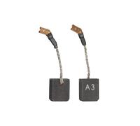 Trade-Shop - 2 spazzole a carbone, 6,2 x 12 x 14 mm, compatibili con Dewalt DWE4207 DWE4214 DWE4215 DWE4216 DWE4217 DWE4238 sostituisce N421362 / smerigliatrice angolare