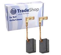 Trade-Shop - 2 spazzole di carbone per smerigliatrice angolare Compatibile con Makita GA4030, GA4034, GA4530, GA4530, GA4530R, GA4030K, GA4534, GA5434, GA5034, GA5030, MT90, MT870