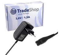 Trade-Shop 3,6 V, 1,5 A, alimentatore di rete/caricatore/cavo di ricarica per Panasonic RE987 WER1611-K7764 RE939 WER1611-K7P64