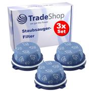 Trade-Shop - 3 filtri HEPA Microfiltro/filtro di scarico compatibili con Samsung Jet 60, Jet 70, Jet 70+, Jet 75, Jet 75+ aspirapolvere sostituisce DJ97-02649A