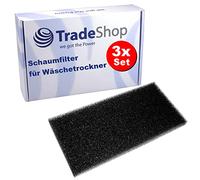 Trade-Shop - 3 filtri in spugna compatibili con Gorenje D 7665 N, D 8565 N, D 7664 N, D 76 SY2 B/asciugatrice a pompa di calore