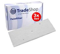 Trade-Shop - 3 filtri in spugna compatibili con Panasonic NH-P80 NH-P80G1 NH-P80G2 NH-P80S1 NH-P70G2WAU sostituisce ANH300-4870 ANH300-4871 / filtro in schiuma per asciugatrice