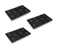 Trade-Shop - 3 piastre abrasive, 80 x 130 mm, compatibili con Festool RS 400, RTS 400, RTS 400 REQ, RTSC 400 sostituisce 489252 (SSH-STF-80x130/12)