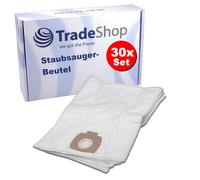 Trade-Shop - 30 sacchetti in tessuto non tessuto, compatibili con Metabo ASA 25 l, PC ASA 30 l, ricambio per 630296000 / volume 30 l