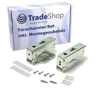 Trade-Shop 438404 - Cerniera superiore per frigoriferi con accessori di montaggio compatibili con Indesit C00310966, compatibile con Küppersbusch 438404