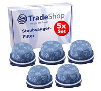 Trade-Shop - 5 microfiltri HEPA compatibili con Samsung Jet 95 Complete Extra, Jet 95 Pet, VS15A60AGR5/WA, VS20B75ADR5/WA, VS20C9554TK/WA