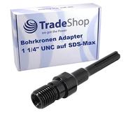 Trade-Shop Adattatore da 1 1/4" a SDS-Max per trapano diamantato, adatto per trapani con attacco SDS-Max