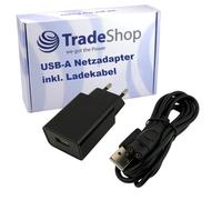 Trade-Shop Adattatore di rete USB A da 5 V, 1 A, con cavo di ricarica, compatibile con Philips CP1788/01, HQ87 CP0909/50, CP0909/01, ricambio per rasoio