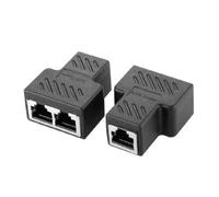 TrAdE Shop - ADATTATORE RJ45 SPLITTER CONVERTITORE LAN DA 1 A 2 PORTE DOPPIO MAXTECH SP-L02