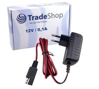 Trade-Shop Alimentatore di rete 12 V 0,1 A, compatibile con Makita, MTD, Sabo, batteria tosaerba Toro