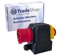 Trade-Shop Avviatore motore, interruttore connettore, interruttore di sicurezza/interruttore dispositivo con interruttore di fase DZ08-4, 400 V, IP54, per seghe a levetta