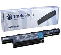 Trade-Shop - Batteria ad alte prestazioni per laptop, agli ioni di litio, 6.600 mAh, ricambio per i modelli 3ICR19/66-2, 934T2078F, AS10D5E, AS10D7E, AS10D81 ZQ3, AS10-D51, LCBTP00123, AS10-G3E, AK006BT075, AS10-D73, BT00603117, BT00605062, BT00607130