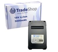 Trade-Shop Batteria agli ioni di litio 18 V 5000 mAh compatibile con Kraftixx KX-AHE 1820 / KX-AHS 1858 / KX-AKS 1825 Li Solo sostituisce 4514071, 4514072