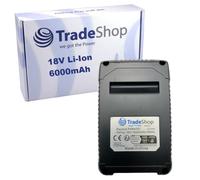 Trade-Shop Batteria agli ioni di litio 18 V 6000 mAh compatibile con Kraftixx KX-AHE 1820 / KX-AHS 1858 / KX-AKS 1825 Li Solo sostituisce 4514071, 4514072