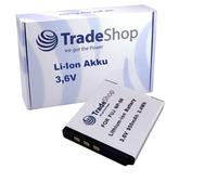 Trade-Shop Batteria agli ioni di litio 3,7 V 9,5 Ah compatibile con Fuji NP-50 NP-50A, compatibile con Pentax D-LI68 D-Li122, compatibile con Kodak Klic-7004