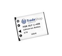 Trade-Shop Batteria agli ioni di litio per fotocamera compatibile con BenQ DC E1030 E1035 E1230 E1240 E1250 E1260 E1280 E1420 E1430 E1465 Sealife SL7014 Traveller D0160 58023 Avant S52