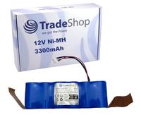 Trade-Shop Batteria NI-MH 12V / 3300mAh compatibile con Ecovacs Deebot DE5G.10, DE35G, DE53, DE55, DD33, DD35E, DD37, DD56, DN36, DN39, DC68, DM65, DT88
