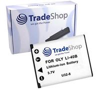 Trade-Shop Batteria per fotocamera 3,7 V compatibile con Panasonic N4FUYYYY0046, N4FUYYYY0047, KX-TCA285, KX-TCA385, KX-UDT121, KX-UDT131, Olympus Li-42B, Li-40B