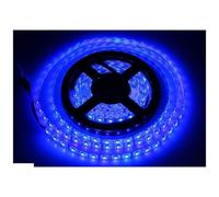 Trade Shop - Bobina Striscia Led 5050 Flessibile 5m Adesiva Luce Interno Esterno Ip65 Top ! - Blu