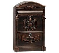 Trade Shop - Cassetta Postale Buca Lettere In Stile Classico In Alluminio Verniciato - Rame