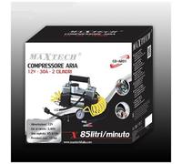 Trade Shop - Compressore Aria Portatile 85lt / min 12v Silenziato 30a 10bar Auto Moto Maxtech Co-ar01 - SPEDIZIONE GRATUITA