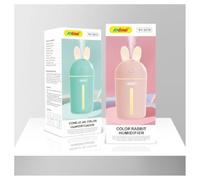 Trade Shop - Diffusore Aromi Umidificatore 35ml/h Usb Luce Notturna Auto Casa Bunny Ny-3010 -