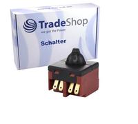Trade-Shop Interruttore/switch compatibile con smerigliatrice angolare Bosch, interruttore Toggle, montaggio superficiale, saldatura, nero o rosso