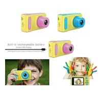 KIDS CAMERA FOTOCAMERA DIGITALE HD IMPERMEABILE 2" SPORT ACTION CAMERA MICRO SD