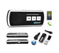 Trade Shop - Kit Vivavoce Bluetooth Auto Multipoint Universale Smartphone Tablet B.t. V3