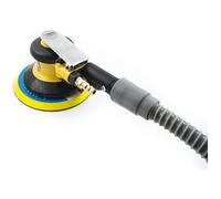 Trade Shop - Levigatrice Orbitale Ad Aria Con Tubo Aspira Polvere Per Compressore 5'' 120mm - SPEDIZIONE GRATUITA