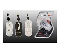TrAdE Shop - MINI MOUSE USB 2.0 OTTICO CON FILO PER COMPUTER NOTEBOOK PC PORTATILE MAXTECH M-Z004