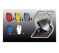 TrAdE Shop - MOUSE CON CAVO USB PER COMPUTER NOTEBOOK PC PORTATILE CON FILO OTTICO MAXTECH M-Z003