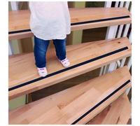 Trade Shop - Nastro Adesivo Antiscivolo Per Interni Slip Ruvido Per Scale Nero Antisdrucciolo