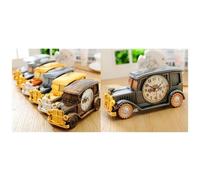 Trade Shop - Orologio Sveglia Tavolo Forma Macchina Classica Car Analogica Allarme Casa