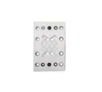 Trade-Shop Piastra abrasiva 80 x 130 mm compatibile con Festool RS 400, RTS 400, RTS 400 REQ, RTSC 400 sostituisce 489252 (SSH-STF-80x130/12)