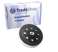 Trade-Shop Piastra di supporto 125 mm compatibile con Festool ETS EC 125, LEX 125, levigatrice orbitale sostituisce ST-STF-LEX 125/90/8-M8 W-HT, 492286