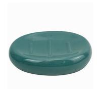 Trade Shop - Piattino per Sapone Ceramica Verde Porta Saponetta Moderno Accessori Bagno 79266 -