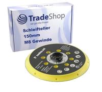 Trade-Shop Piatto di supporto per smerigliatrice 150 mm compatibile con Makita BO6030 BO6040, compatibile con Festool RO1 ET2 ES150 ETS150 levigatrice orbitale